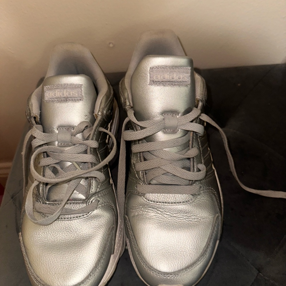 Adidas Silver Sneakers